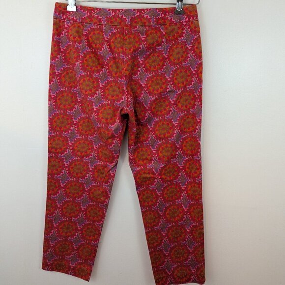 Boden Women's Floral Bistro Crop Ankle Pants, Sz 4 Petite - Picture 3 of 7